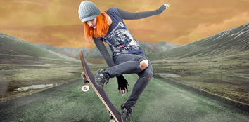 Mulheres estão aderindo à prática do skate