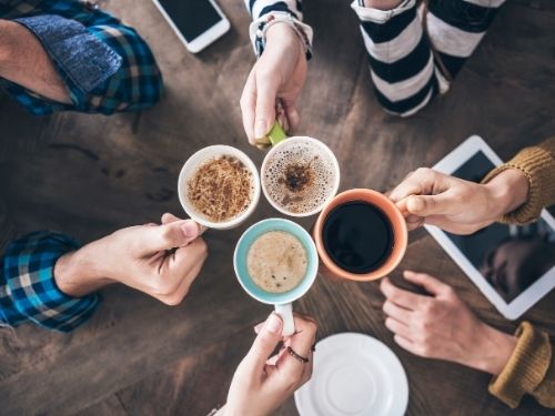Vida longa com café!